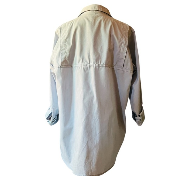 CARHARRT FORCE WOMEN’S BLUE LONG SLEEVES VENTED BUTTON DOWN SHIRT SIZE 16-18 - Picture 3 of 11